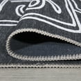 thumbnail image 4 of Ottomanson Washable Flatweave Kids Hopscotch 3x6 Play Mat Area Rug, 2'7" x 6', Grey, 4 of 11
