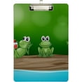 thumbnail image 2 of FMSHPON Frogs Clipboard Hardboard Wood Nursing Clip Board and Pull for Standard A4 Letter 13x9 inches, 2 of 8