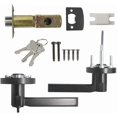 thumbnail image 5 of Levier de Poignée de Porte Intérieur Mat - Verrou de Passage pour Garde-Robe et Couloir Quincaillerie de Porte en Acier Inoxydable Robuste, 5 of 5