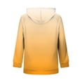 thumbnail image 6 of LEKWK Zip Up Hoodie Women Gradient Print Long Sleeve Lightweight Sweatshirt Drawstring Athletic Jacket with Pockets Activewear for Running Workout, 6 of 7