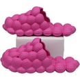 thumbnail image 5 of ABBYSQURE Women's Bubble Cloud Slides Men's Indoor and Outdoor Slippers Cute Summer for House Shower Non-Slip Massage Sandals - Pink, 5 of 6