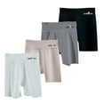 thumbnail image 2 of LYMAYTER 3-14Y Girls Compression Bike Shorts for Kids Yoga Running Soccer Workout Athletic Wear‌, 2 of 8