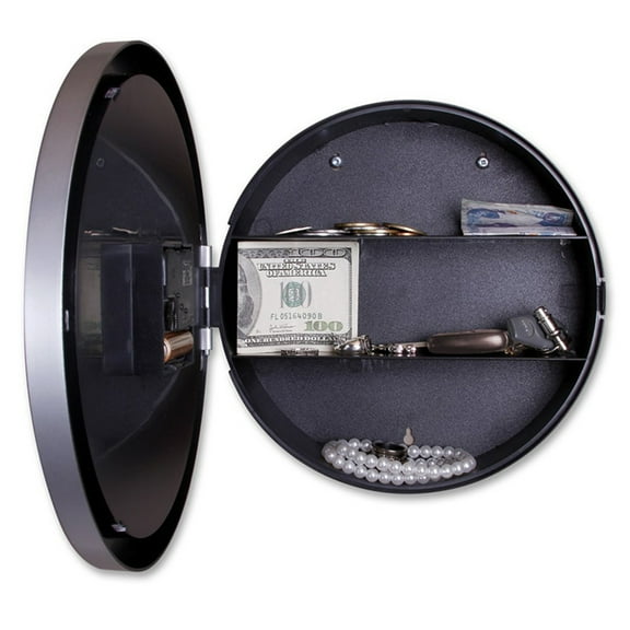 Vintage Inspired Wall Clock Storage Safe for Money Jewelry Holder with Hiddens Compartment Secure Cash Container