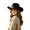 Z73-Black, variant on Womens Western Cowboy Hat, Classic Wide Brim Breathable Beach Cowgirl Headwear with Decorative Band, Lightweight Sun Protection Summer Hat