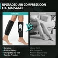 thumbnail image 5 of Cordless Leg Massager, Calf Leg Compression Massager for Circulation with 3 Heat Levels 3 Modes & Intensities, Air Compression Wraps for Calves for All Size, Relives Muscle Ache Fatigue, 2Pcs, 5 of 10