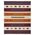 thumbnail image 5 of Rugsotic Carpets Handmade Contemporary Wool Flat Weave Kilim Area Rug, 10' x 13', Rectangle, Multicolor, Low Pile, 5 of 8