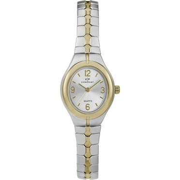 Viewpoint by Timex Women's Two-Tone/Champagne 30mm Casual Watch ...
