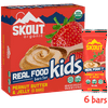 Skout Organic, Kids Real Food Bar, Peanut Butter & Jelly, 6 Energy Bars, 0.85 Oz each