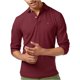 thumbnail image 1 of Tommy Hilfiger Polo de rugby acanalado para hombre, rojo, pequeño, 1 of 1