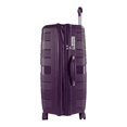thumbnail image 3 of TRAVLR 100% PP Break Resistant Lightweight Expandable 24" Checkin Luggage Trolley -Purple Grey, 3 of 6