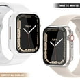 thumbnail image 3 of Southwit Compatible for Clear Apple Watch Band 45mm 44mm 42mm 41mm 40mm 38mm Ultra, Men Women Watch Band with Case Sport Jelly Transparent Strap for iWatch Series 8 7 6 5 4 3 2 1 SE, 3 of 5