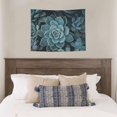 thumbnail image 4 of Kdxio Blue Color Cactus Wall Hanging Tapestries Banner For Bedroom College Dorm Home Living Room Party Decor 29X37 In, 4 of 8