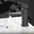 thumbnail image 1 of Grifo gris Life Gun, grifo de baño con agua fría y caliente, grifo de lavado doméstico, 1 of 4