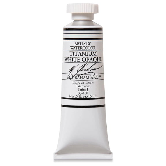 M. Graham Watercolor 15ml - Titanium White Opaque