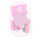 thumbnail image 3 of Mini grapadora portátil que ahorra esfuerzo, pequeña y bonita, con grapa y clip para oficina y escuela, color rosa Sakura, 3 of 12