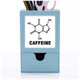 thumbnail image 1 of Moléculas de cafeína química Tarjeta de clip de pluma del gestor de suministros de oficina, 1 of 3