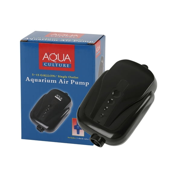 Aqua Culture 5-15 Gallon Single Outlet Aquarium Air Pump