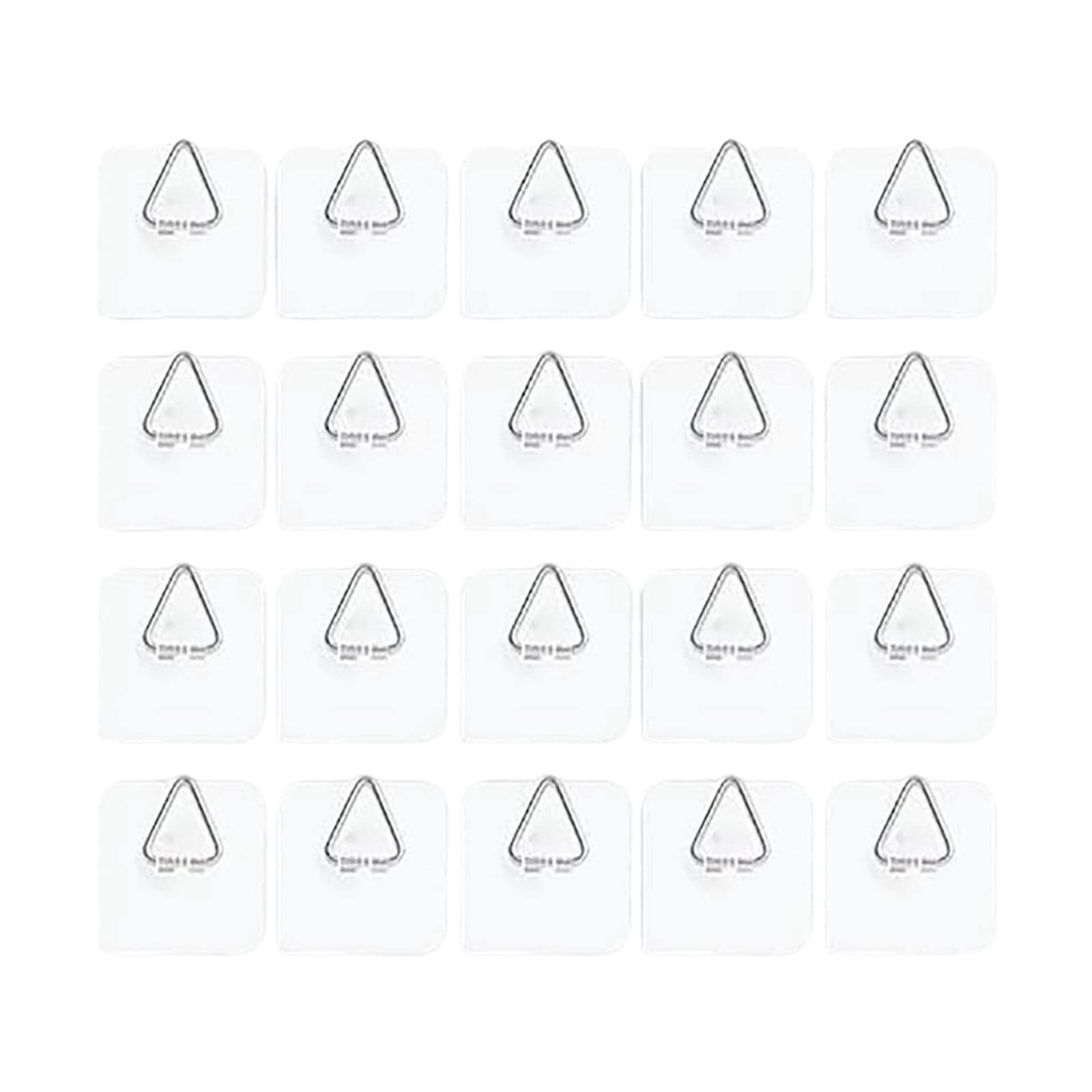 20PCS Invisible Adhesive Picture Hangers No Nail Wall Hooks for Frames,Artwork Decorative Plates Strong Hanging Hooks for Photos, Paintings Panels Damage-Free Minimalist Display Solution