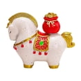 thumbnail image 1 of Adornos de figuras de caballos, miniaturas coleccionables, minifiguras de resina, estatuas de caballos Bolsa de la suerte, 1 of 9