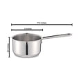 thumbnail image 2 of Cuisinox Small Stainless Steel Saucepan with Pour Spout, 3" x 4.7" (26 oz), 2 of 2