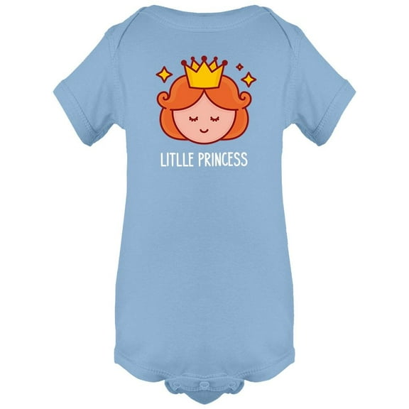 Little Princess Slogan Design . Bodysuit Baby's -Image by Shutterstock