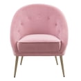 thumbnail image 5 of Homycasa 28.3" W Tufted Velvet Side Chair, 5 of 8