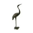thumbnail image 4 of Cannon Outdoor 43 Inch Cast Aluminum Crane Statue, Dark Bronze, 4 of 8