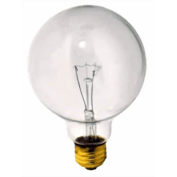 Good Bulb 40W G30 Globe Bulb – Clear, E26 Base, 130V, Decorative Incandescent, 2500 Hr Life 6-Pack