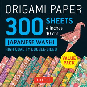 Jumbo Origami Paper Pack 600 Pages Of Origami Paper Plus Basic Fold Instructions