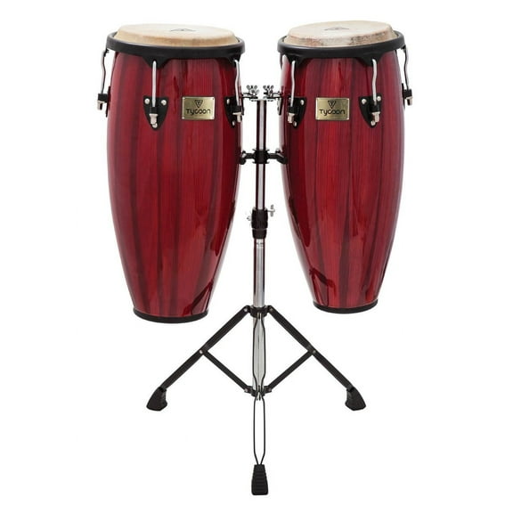 Tycoon Artist Hand-Painted Series 10 & 11 Red Congas - TC-91BHPR/D