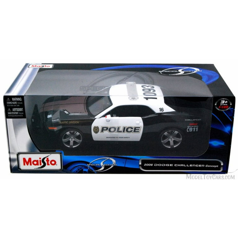 2006 Dodge Challenger Concept Police, Black - Maisto 31365