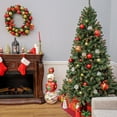 thumbnail image 5 of National Tree Company 7.5 ft. Pre-Lit Artificial North Valley Spruce Slim Christmas Tree, Blue, Multicolor Lights, Includes Stand, 5 of 6