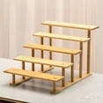 thumbnail image 6 of JoyMoreHome 5 Tier Wooden Display Riser Stand, Vintage Tabletop Organizer Shelves For Jewelry Cosmetics Cupcakes Decor Home Display Rack, 6 of 6