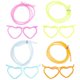 thumbnail image 2 of Unique Glasses Shape Drinking Straws For Kids Parties Multi-Function 8Pcs, 2 of 4