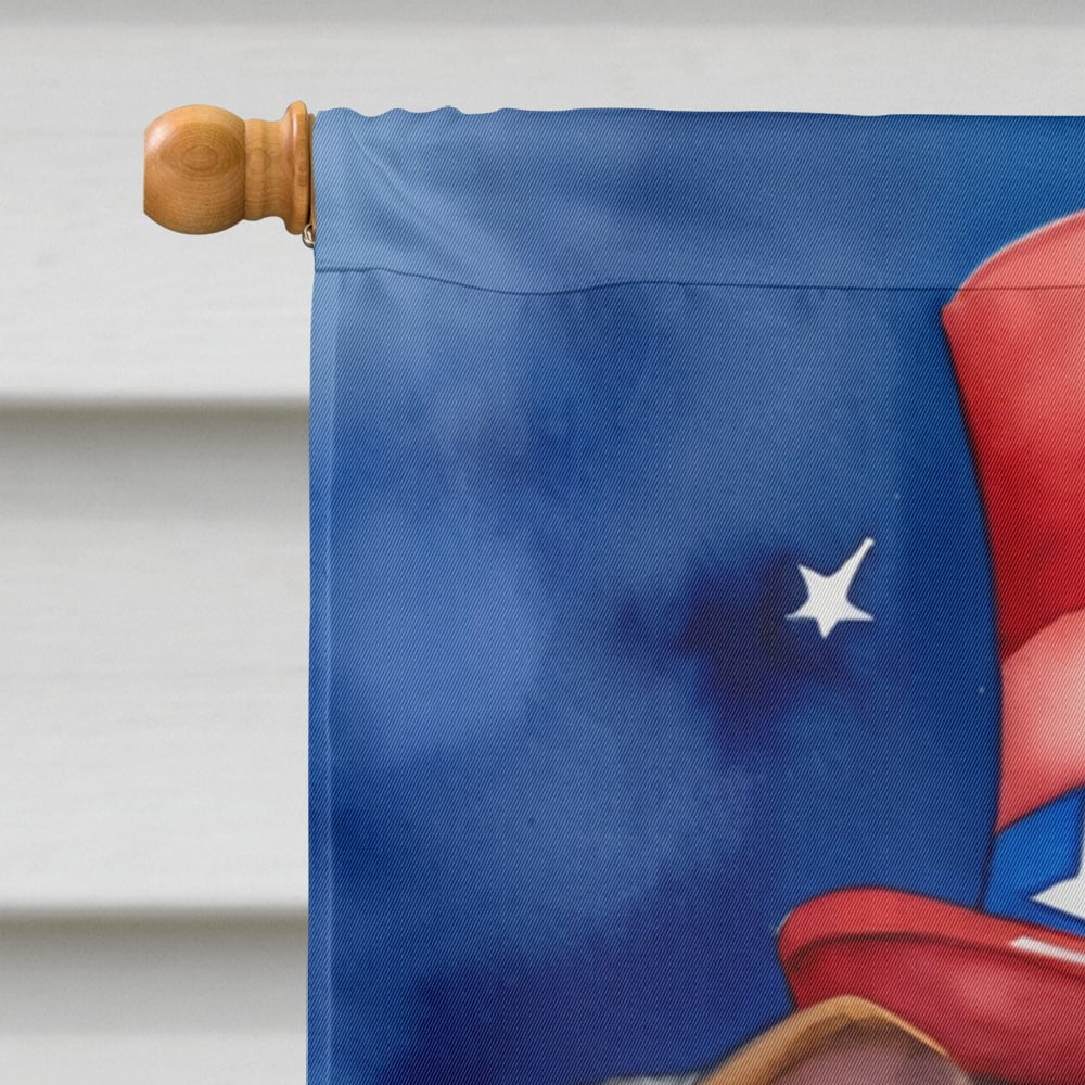 Welsh Terrier Patriotic American House Flag 28 in x 40 in