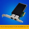 thumbnail image 3 of Tarjeta de Red de Servidor ST7319 X540-T2 Pcie 10G Tarjeta de Red Pcie X4 5.0GT/S de Doble Puerto RJ45 10G, 3 of 5