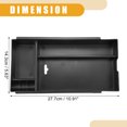 thumbnail image 4 of Bandeja organizadora para consola central Unique Bargains caja de almacenamiento para reposabrazos delantero de coche Plástico negro para Lexus ES 2013-2017, 4 of 7