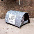 thumbnail image 3 of Caseta para gatos callejeros al aire libre, caseta para perros, jaula impermeable para mascotas, caseta para gatos al aire libre, impermeable, de tela Oxford, nido cálido para mascotas a prueba de, 3 of 4
