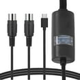 thumbnail image 4 of Type C To MIDI Cable, Plug and Play 5ft MIDI To Type C Cable Converter  for Music Keyboard Piano, 4 of 7