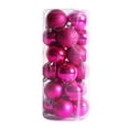 thumbnail image 1 of Fiudx Adornos Navideños de Bolas 6 Cm para Árbol de Navidad, Varios Estilos, para Fiestas, 1 of 4