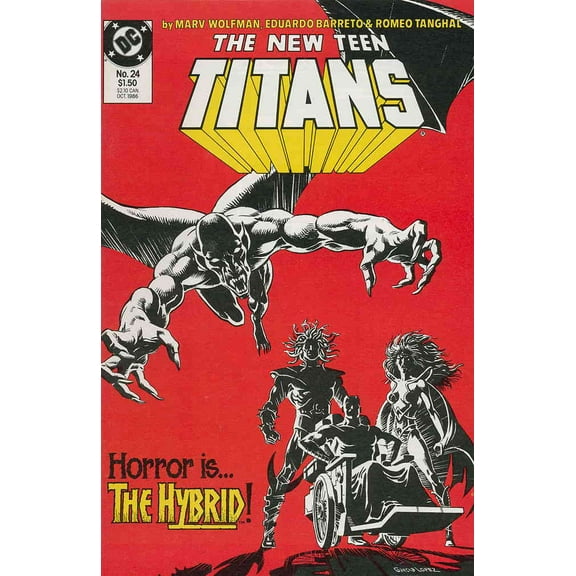 New Teen Titans, The (2nd Series) #24 VF ; DC Comic Book