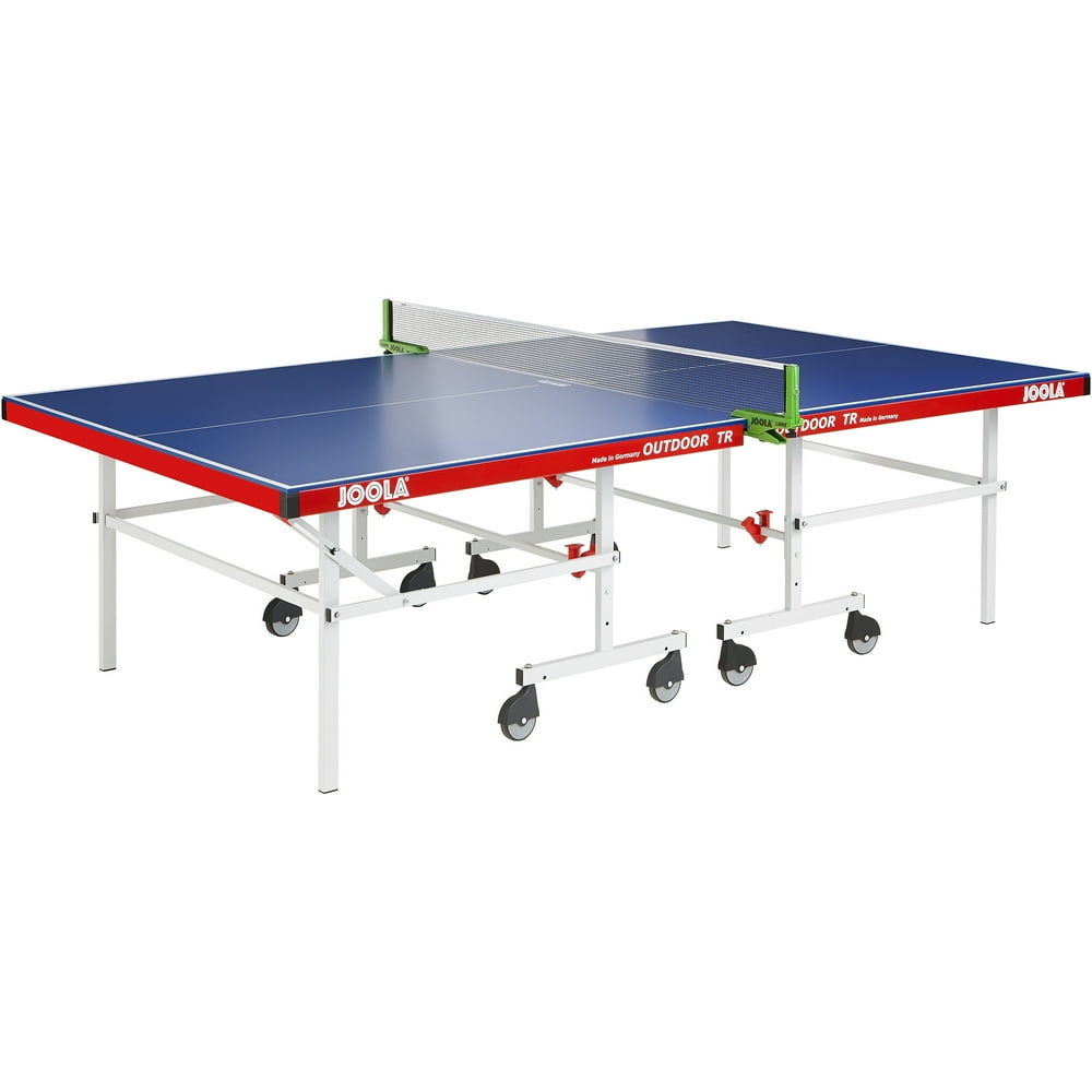 JOOLA Outdoor TR Table Tennis Table with Weatherproof Ping Pong Net Set
