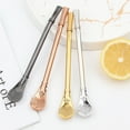 thumbnail image 3 of Hadanceo Drinking Straw Spoon Yerba Mate Tea Filter Stainless Steel Bombilla Gourd Reusable Bar Accessory for Kitchen, 3 of 7