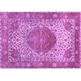 thumbnail image 1 of Ahgly Company Indoor Rectangle Medallion Purple Traditional Area Rugs, 8' x 12', 1 of 4
