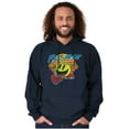 thumbnail image 5 of PACMAN Vintage Retro Video Game Unisex Plus Size Hoodie Brisco Brands 5X, 5 of 6