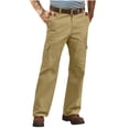 thumbnail image 4 of Men Relaxed Fit Stretch Cargo Pants Casual Cotton Lightweight Elastic Waist Work Pants with Pockets for Outdoor Yellow, 4 of 5