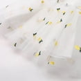 thumbnail image 5 of StylesILove Baby Toddler Girls Sleeveless Mesh Tulle Fruit Daisy Flower Girl Tutu Dress Birthday Wedding Party Sundress Outfit (12 Months, White Pineapple), 5 of 7