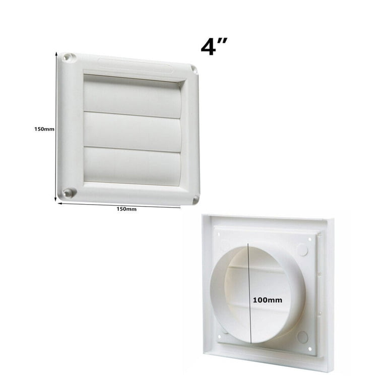 Gravity Flaps External Wall Ventilation Exhaust Cover Air Vent Grill Grille  - Walmart.com