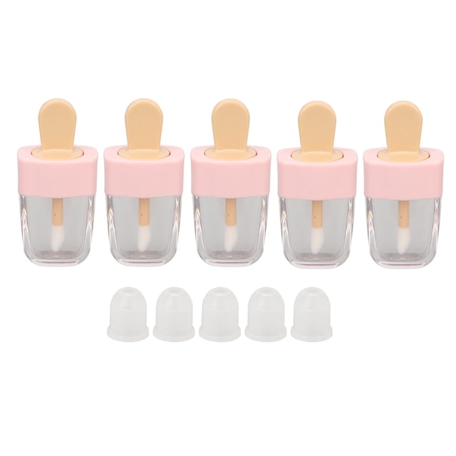 Tubos de brillo de labios, 5 piezas 5 ml Tubos vacíos de brillo de labios Tubos vacíos de brillo de labios Resultados impresionantes