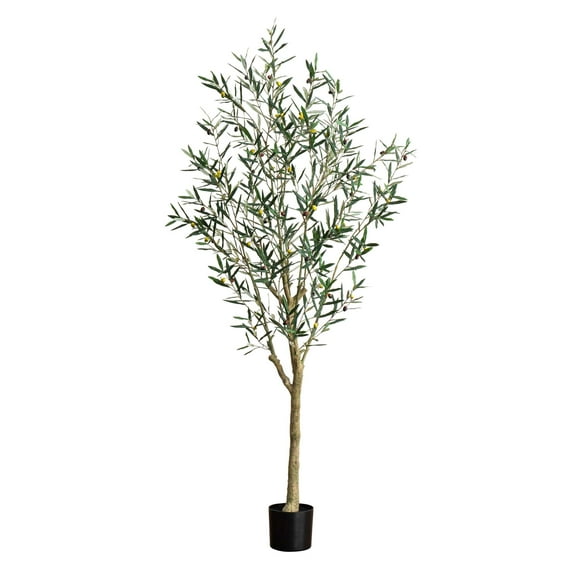 Nearly Natural 7ft. Artificial Greco Olive Tree